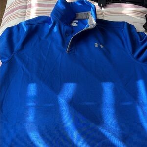 Under Armour Men's Vibrant Blue Polo